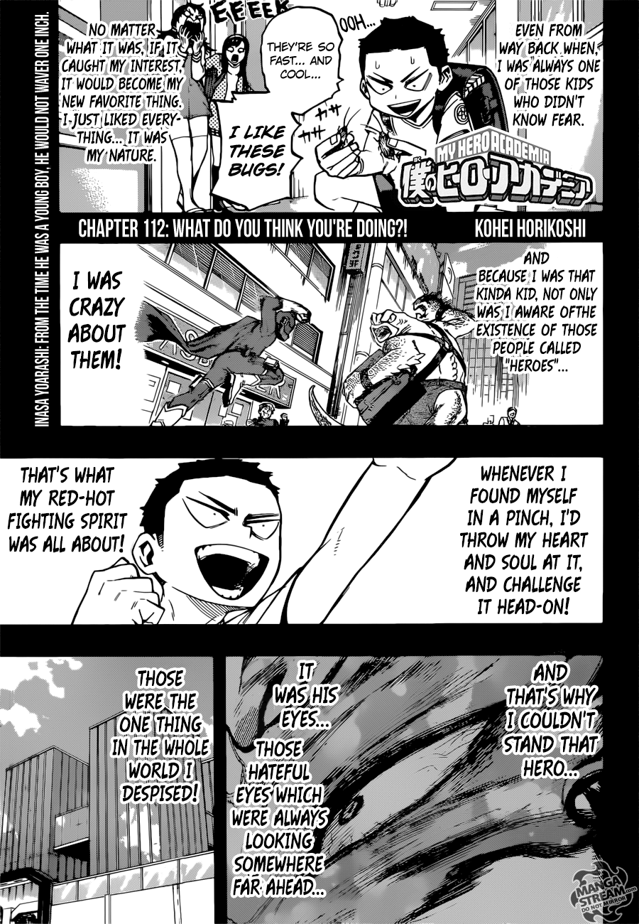 Boku no Hero Academia Chapter 112 1